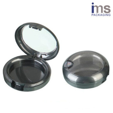 Round Plastic Powder Compact Case